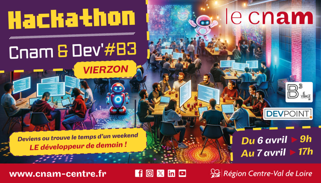 hackathon Cnam & Dev' #B3 à Vierzon